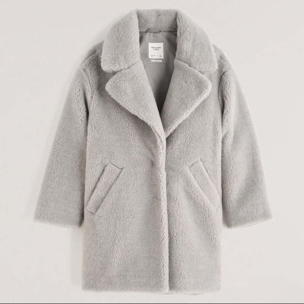 A&F teddy coat